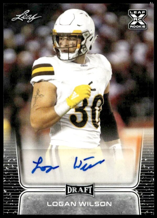 2020 Leaf Draft Logan Wilson #BA-LW1 Auto (Front)
