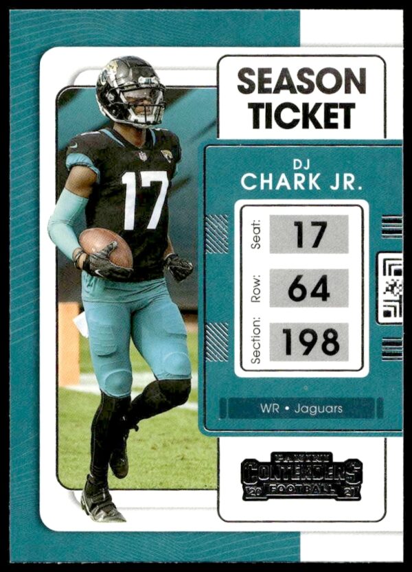 2021 Panini Contenders DJ Chark Jr. #44 (Front)