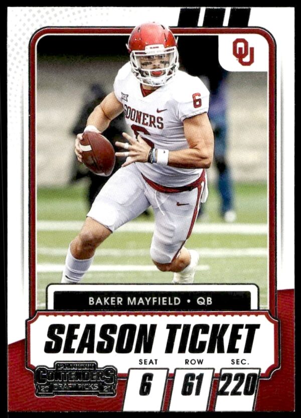 2021 Panini Contenders Draft Picks Baker Mayfield #19 (Front)