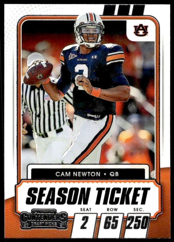 2021 Panini Contenders Draft Picks Cam Newton #23 (Front)