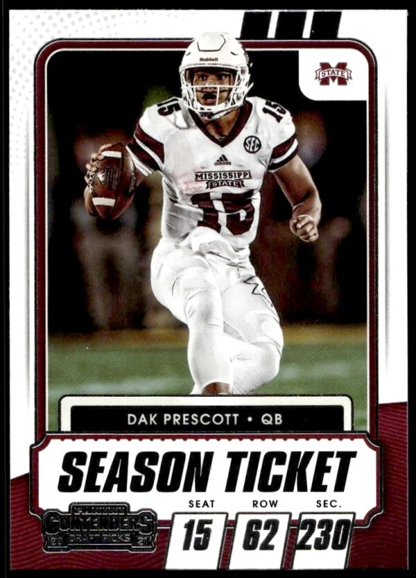 2021 Panini Contenders Draft Picks Dak Prescott #24 (Front)