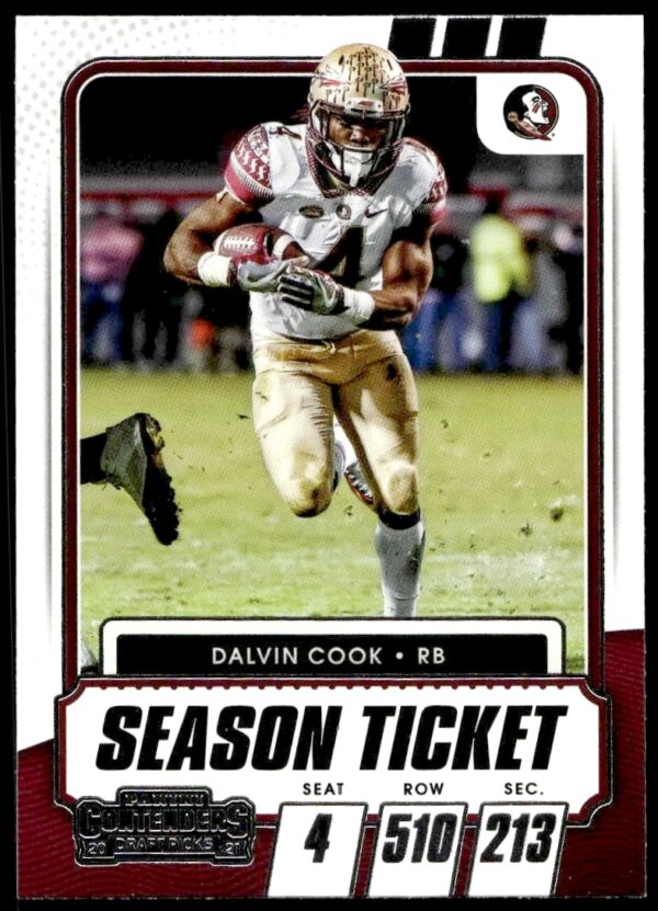 2021 Panini Contenders Draft Picks Dalvin Cook #49 (Front)