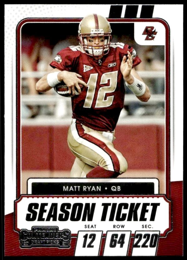 2021 Panini Contenders Draft Picks Matt Ryan #4 (Front)
