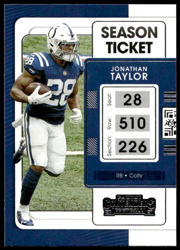 2021 Panini Contenders Jonathan Taylor #43 (Front)