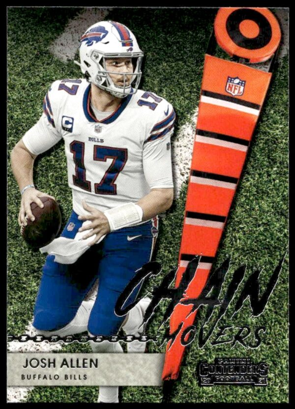 2021 Panini Contenders Josh Allen Chain Movers #CM-JAL (Front)