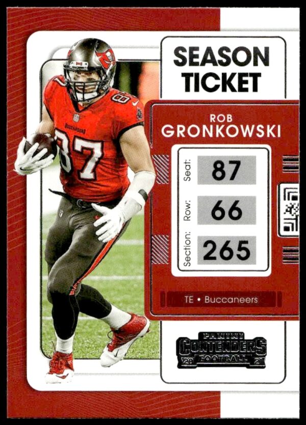 2021 Panini Contenders Rob Gronkowski #93 (Front)
