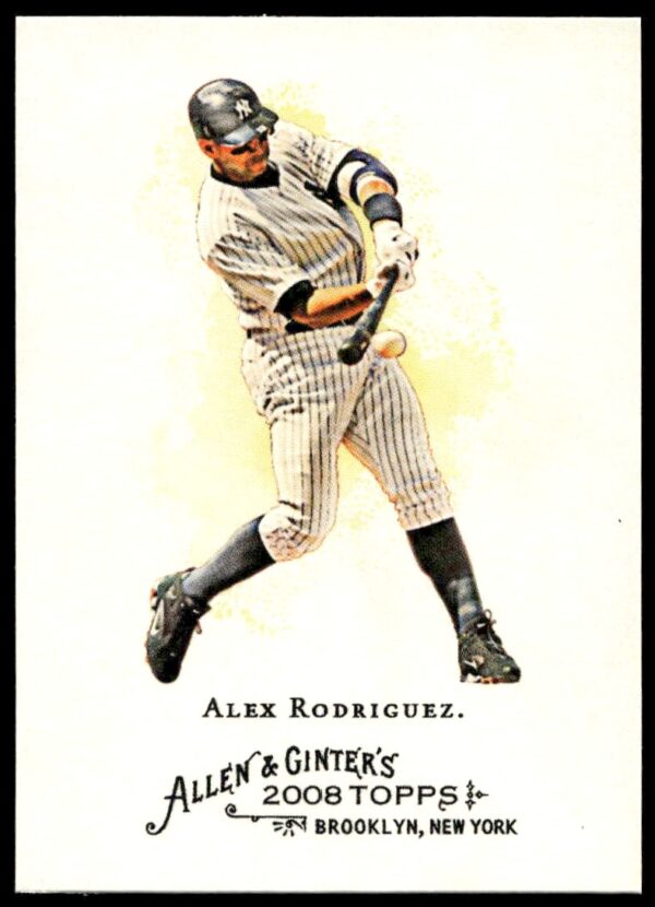 2008 Topps Allen & Ginter Alex Rodriguez #1 (Front)