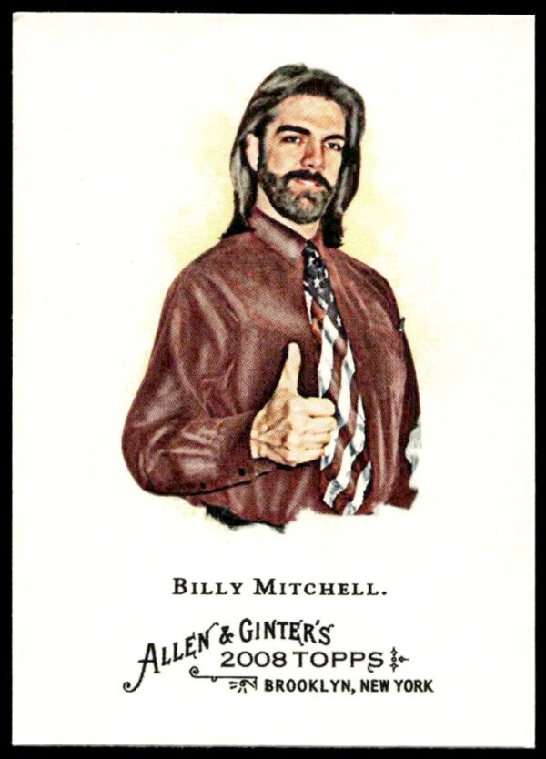Billy Mitchell 2008 Topps Allen & Ginter Card #119 Front View, Vintage Gaming Legend.