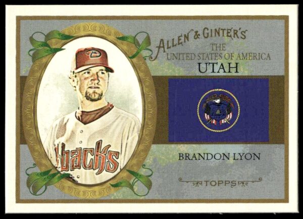 Brandon Lyon 2008 Baseball Card Front - Topps Allen & Ginter #US44.