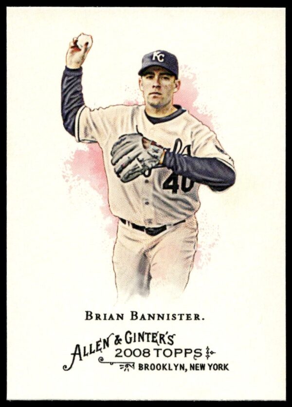 Brian Bannister Kansas City Royals 2008 Topps Allen & Ginter Card #239 Vintage Design
