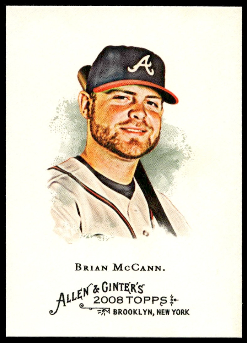 2008 Topps Allen & Ginter Brian McCann #51 (Front)