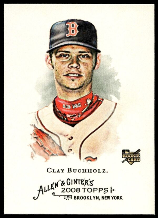 Clay Buchholz 2008 Topps Allen & Ginter card #153, featuring vintage design.