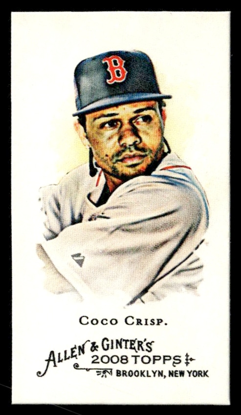 Coco Crisp 2008 Topps Allen & Ginter Mini Baseball Card #333 Front Image