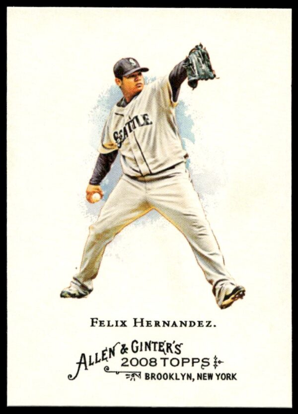 2008 Topps Allen & Ginter Felix Hernandez #184 (Front)