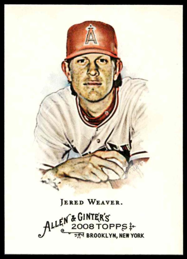 2008 Topps Allen & Ginter Jered Weaver #234 (Front)