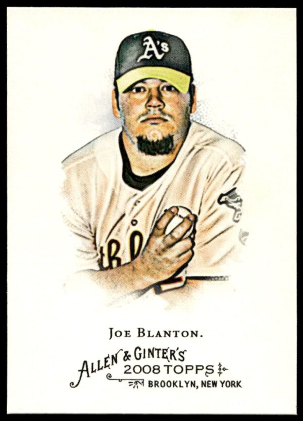 2008 Joe Blanton Allen & Ginter card #229 from Topps, featuring MLB portrait design.