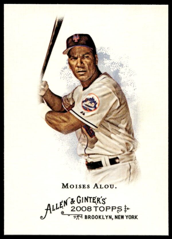 2008 Topps Allen & Ginter Moises Alou Baseball Card #181, collectible with vintage design.