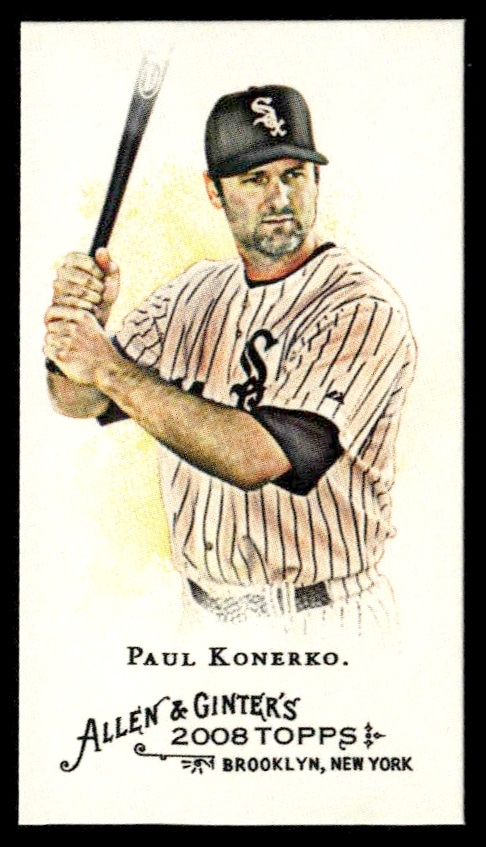 2008 Topps Allen & Ginter Paul Konerko Mini #41 (Front)