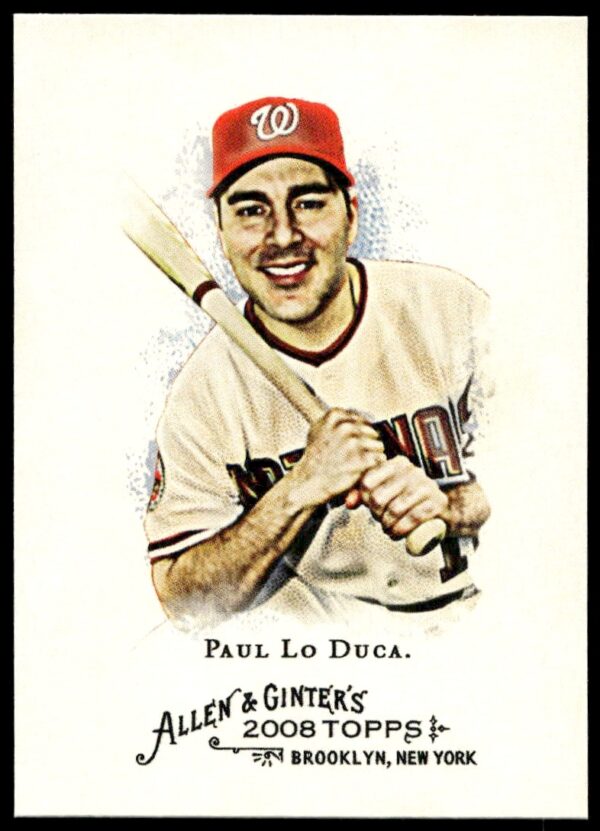 Paul Lo Duca 2008 Topps Allen & Ginter card front, #271, vintage baseball card design.