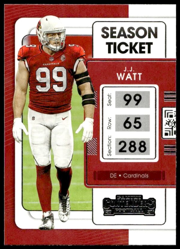 2021 Panini Contenders J.J. Watt #3 (Front)