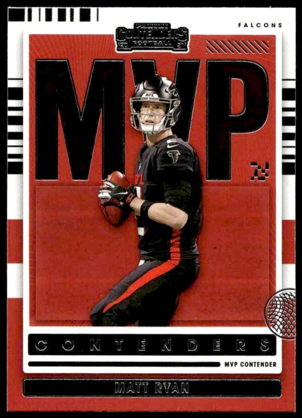 2021 Panini Contenders Matt Ryan MVP Contenders #MVP-MRY (Front)