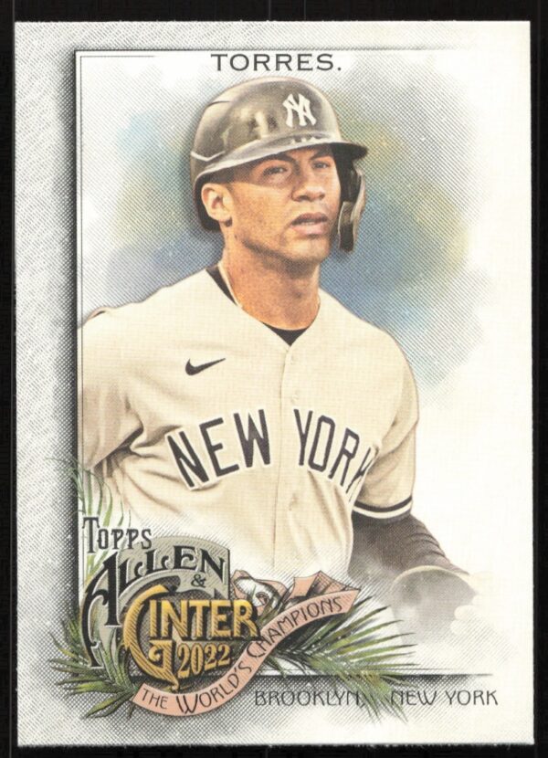 Gleyber Torres 2022 Yankees card from Topps Allen & Ginter series, number 125.