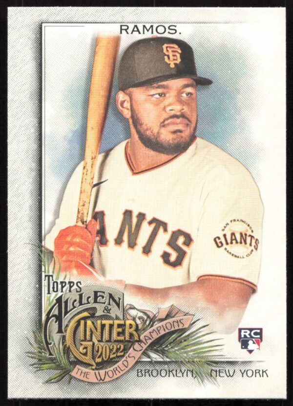 Heliot Ramos 2022 Allen & Ginter card #209 front view featuring classic baseball artistry.