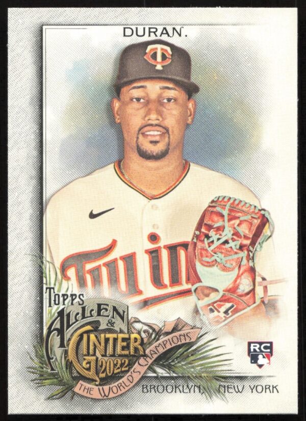 Topps Allen & Ginter 2022 Jhoan Duran Card #224 Front Illustration