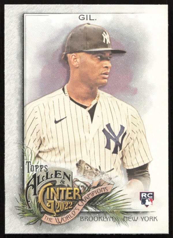 2022 Topps Allen & Ginter Luis Gil Baseball Card #191 Front, Vintage Design.