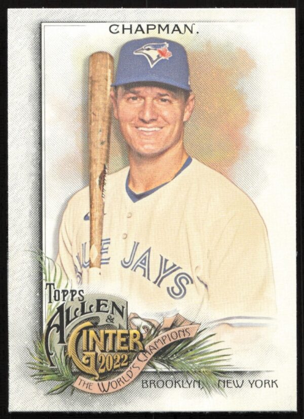 Matt Chapman 2022 Allen & Ginter baseball card, #148, featuring detailed artwork, classic design.