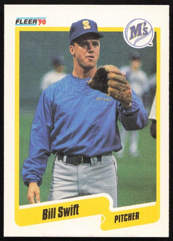Bill Swift 1990 Fleer Baseball Card #526 Front View