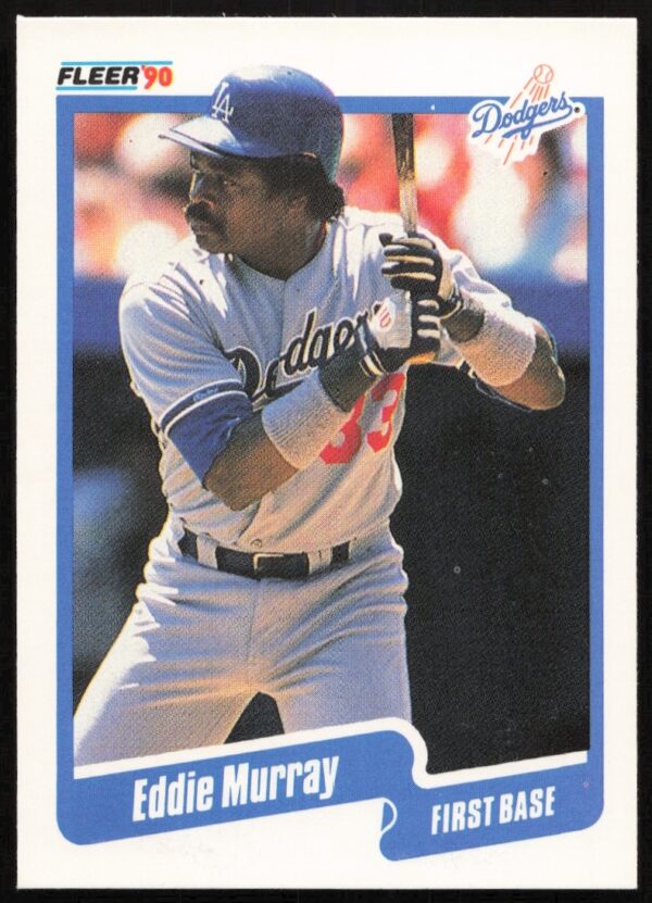 Eddie Murray 1990 Fleer Baseball Card #404: Legendary MLB First Baseman in Team Uniform