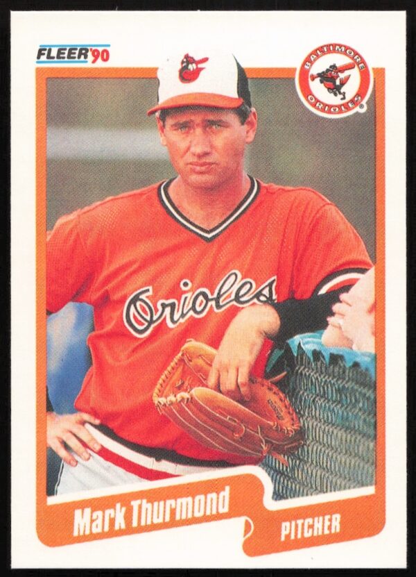 Joe Orsulak 1990 Fleer Baseball Card #185 - Orioles Outfielder in Uniform