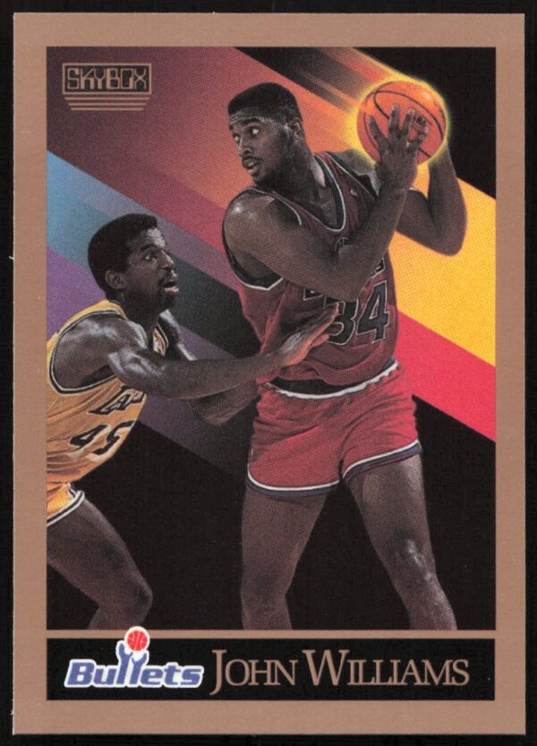 Wes Unseld 1990 SkyBox card #327, featuring his iconic Washington Bullets uniform.
