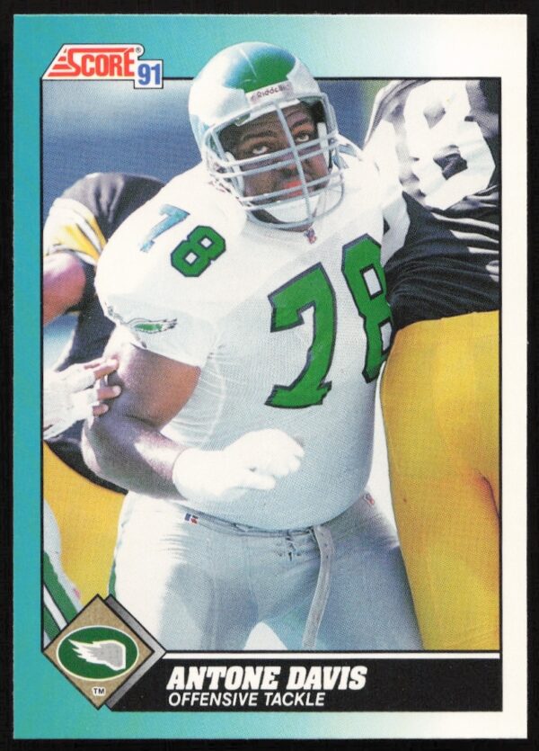 Antone Davis 1991 NFL Trading Card #93T Front View