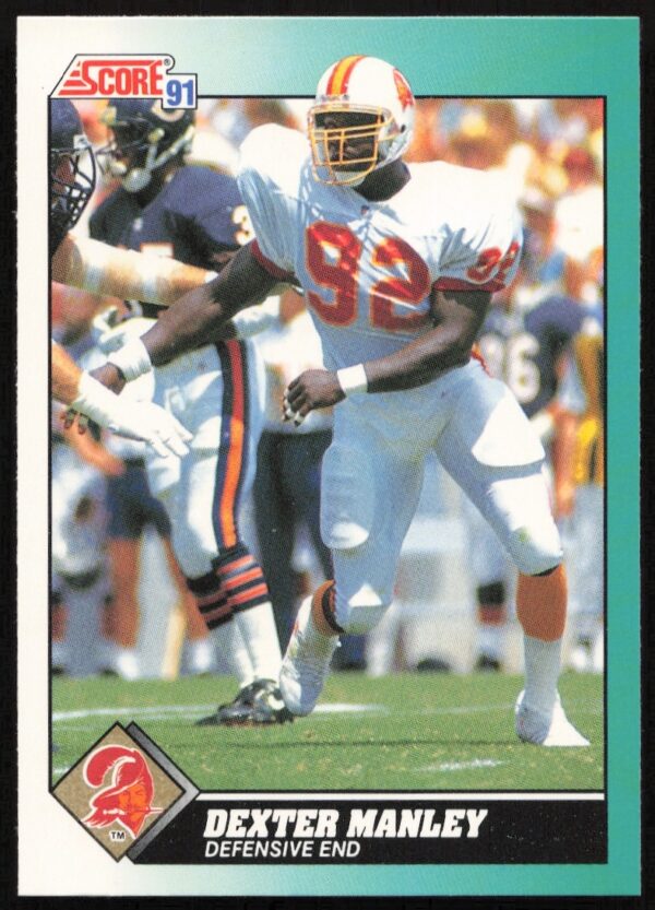 Dexter Manley 1991 Score Supplement Football Card #17T Front Image