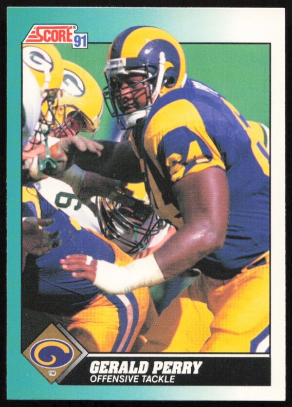 Gerald Perry 1991 Score Supplemental baseball card #23T, featuring him in team uniform with bat.