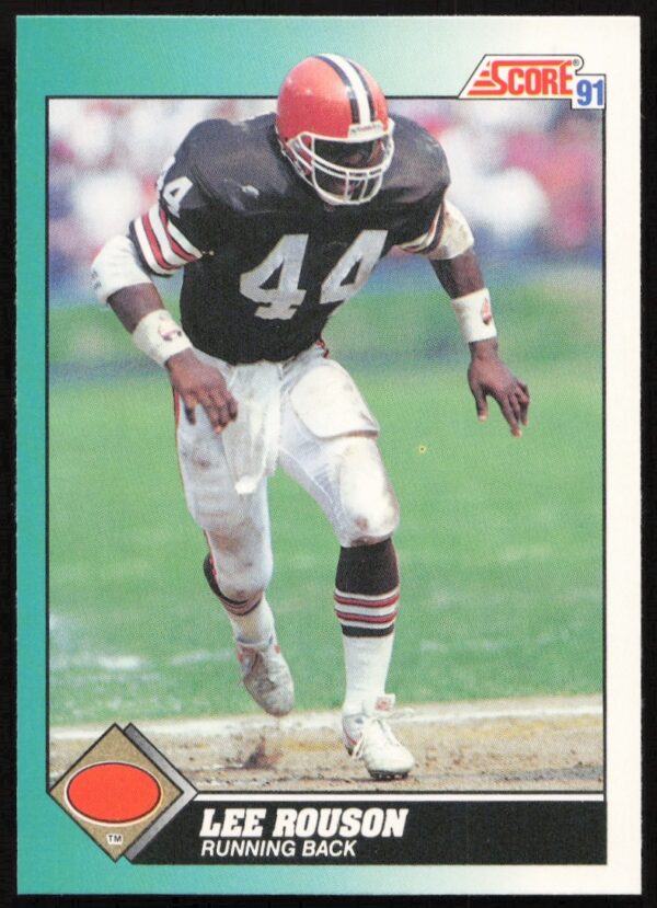 1991 Score Supplemental Lee Rouson football card, New York Giants, #32T, collectors item.
