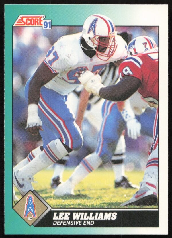 1991 Lee Williams Chargers Football Card, Score Supplemental #10T, Action Shot.