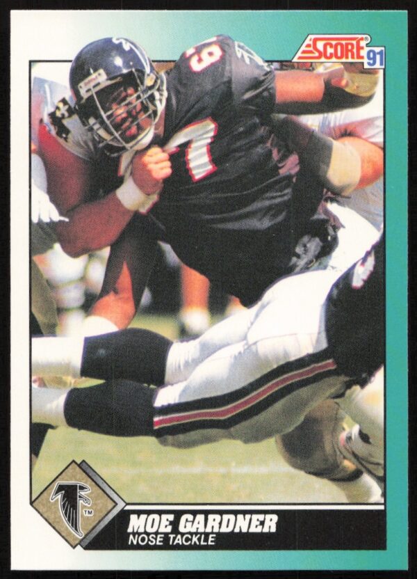 Moe Gardner 1991 Football Card #64T - Action Pose Front View