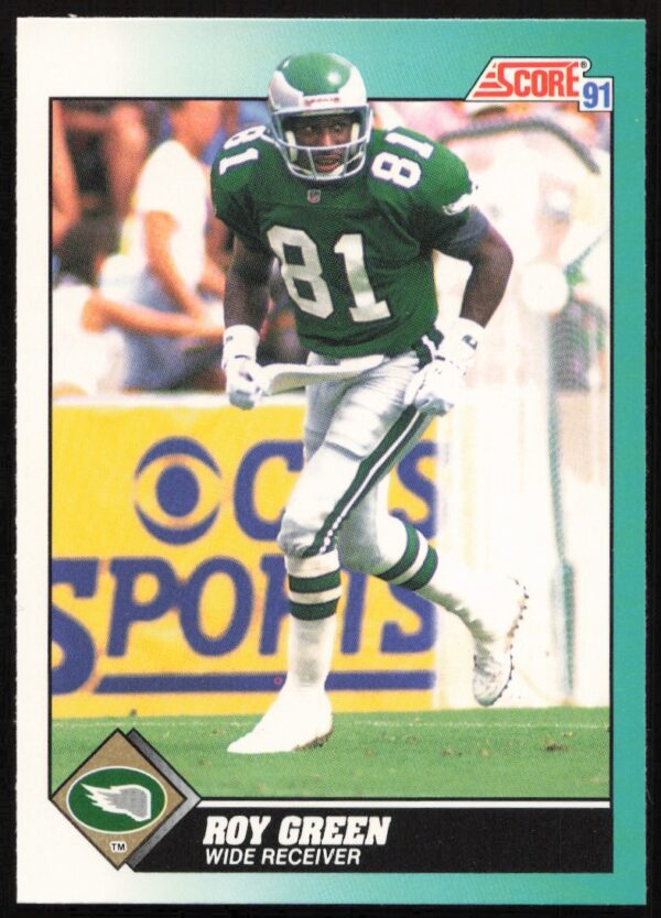 1991 Score Roy Green Trading Card #15T, St. Louis Cardinals Wide Receiver Action Pose