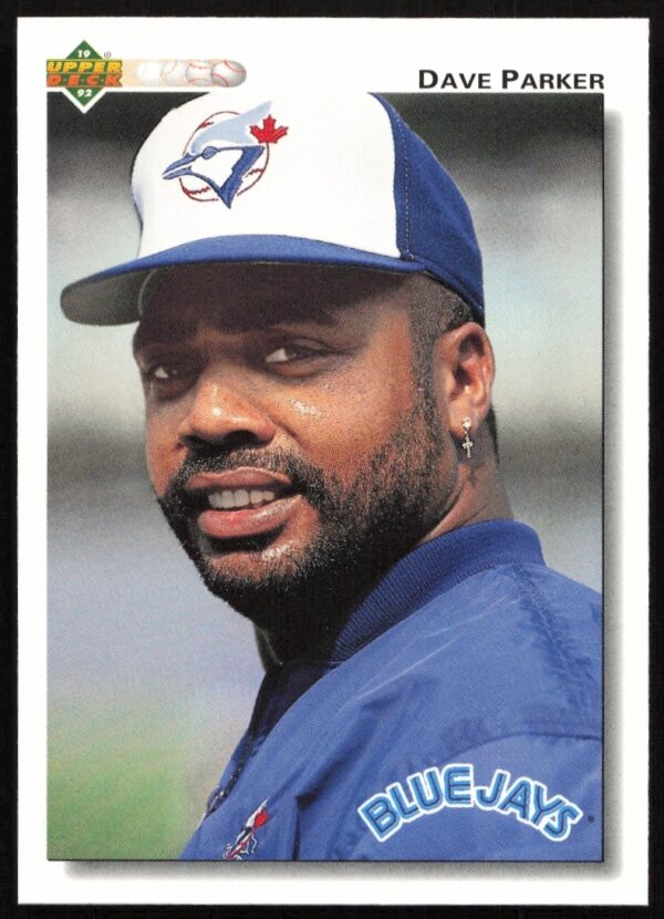 1992 Upper Deck Dave Parker baseball card #522 featuring Parker in action on the field.