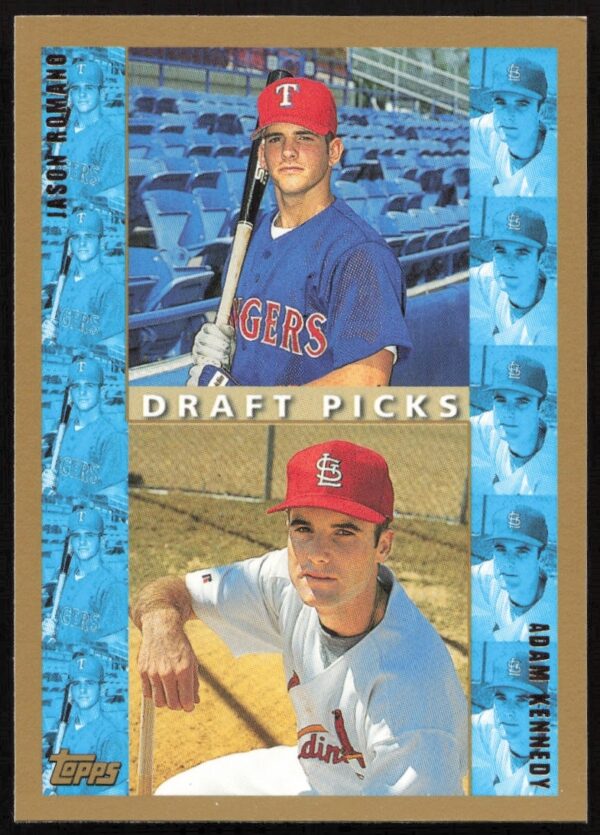 Adam Kennedy and Jason Romano on 1998 Topps Draft Picks baseball card #248.