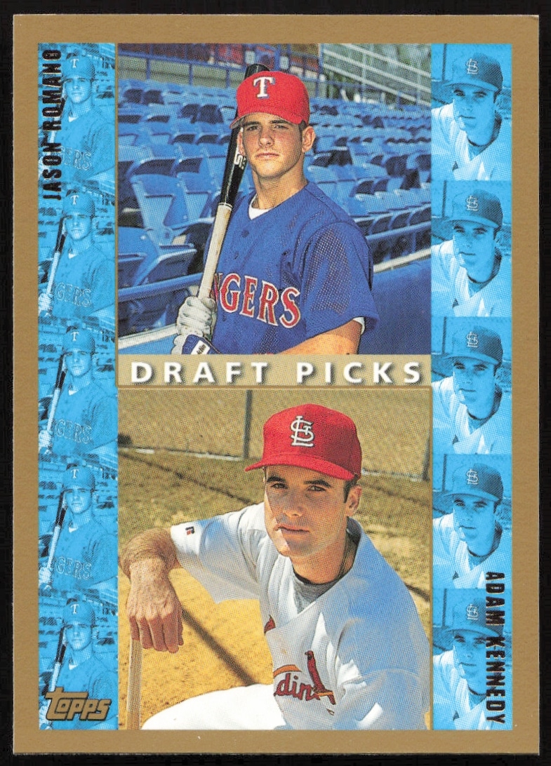 Adam Kennedy and Jason Romano on 1998 Topps Draft Picks baseball card #248.