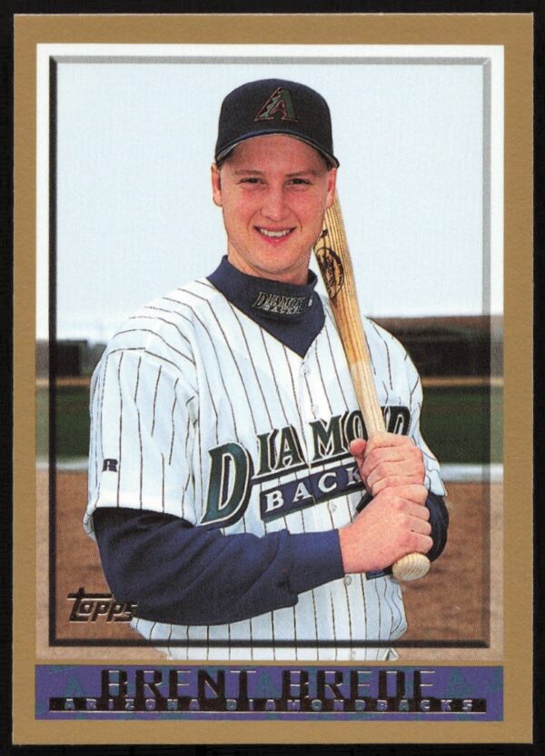 Brent Brede 1998 Topps Baseball Card #471 Front View in Uniform