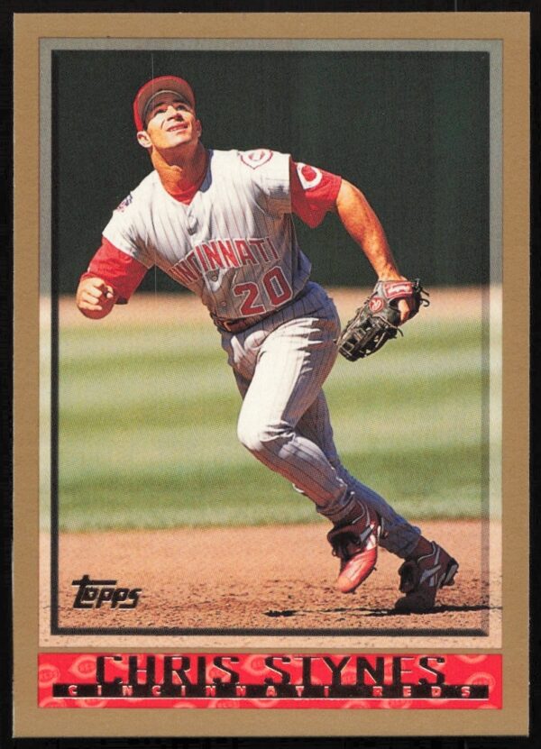 Chris Stynes 1998 Topps Baseball Card Cincinnati Reds #340 Front