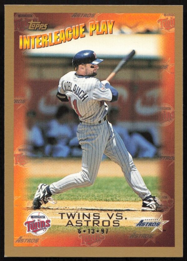 Chuck Knoblauch 1998 Topps baseball card #270 showcasing his dynamic game action.