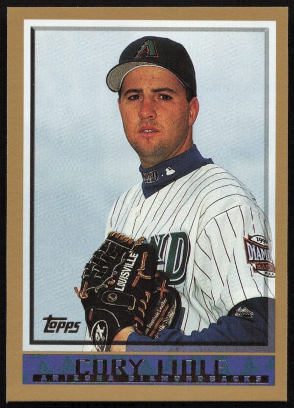 Cory Lidle 1998 Topps card #348, Oakland As uniform, pitching stance visible.