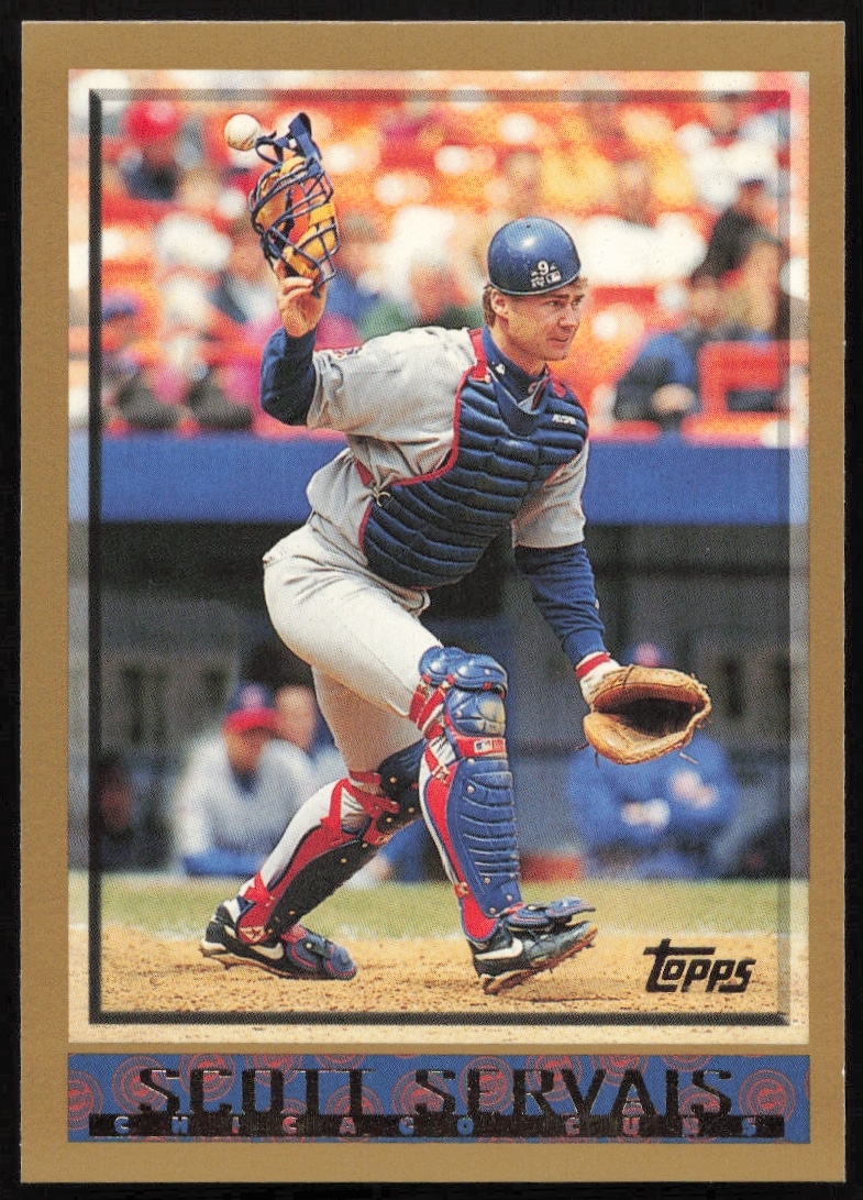 Scott Servais 1998 Topps baseball card #92, showing athlete in uniform, front view.
