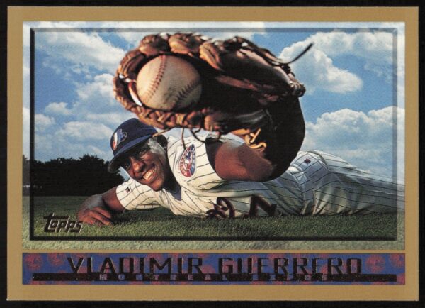 Vladimir Guerrero 1998 Topps #5 baseball card front with Montreal Expos uniform.